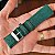 Pulseira Chainon P/ Relógio Couro De Porco 24mm Verde Escuro - Imagem 6