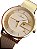 Relógio Feminino Condor Dourado COGL10BP Calendário Mesh - Imagem 1