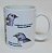 Caneca Ornitologia e Arte - Saíra-pérola (Tangara cyanomelas) e cambada-de-chaves (Tangara brasiliensis) - Imagem 3