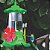 Bebedouro Beija-Flor 3 Flores Gold com Chapéu Anti-formiga e Bandeja. 220ml. - Imagem 4
