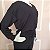 Conjunto Calça e Blusa Manga Longa Preta CJ112PR - Imagem 4