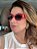Óculos de Sol Ariana Vermelho - Imagem 2