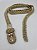 Cinto Fit trançado Dourado GM45 - Imagem 3