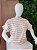 T-Shirt Listra Bege Lia U GMF01BE - Imagem 1