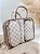 Kit Necessaire Nude Xadrez F34NDX - Imagem 1