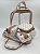 Kit Necessaire Nude Xadrez F34NDX - Imagem 5