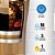 Copo Térmico Inox Cerveja Café Bebidas Arell Gold 500 Ml - Imagem 2