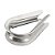 Sapatilha Anilha Leve 3 Mm Aço Inox Para Cabo De Aço Corda - Imagem 2