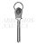 Forquilha Garfo Esticador Em Aço Inox 6mm Para Cabos De Aço - Imagem 3