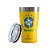 Copo Térmico Arell Brasil Cbf Inox P/ Bebidas Cerveja 500ml - Imagem 2