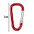 Mosquetão de Aluminio Para Camping Chaveiro Vermelho 70mm - Imagem 6