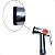 Gatilho Para Ducha Higienica de Metal Design Cromado Civitt - Imagem 3