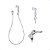 Kit Ducha Higienica Branca Para Chuveiro Suporte Chuveirinho - Imagem 2