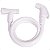 Kit Ducha Higienica 1/4 Eco Branco PP Civit Acabamento Fosco - Imagem 1