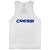 Camiseta de Algodão Cressi Lisa Regata Verão Casual Branco M - Imagem 1