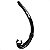 Respirador Snorkel de Mergulho Cetus Spy Flex Preto Freedive - Imagem 2