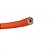 Elastico Borracha goma p/ Arbalete 16mm Laranja 1 Metro - Imagem 4