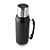 Garrafa Térmica Preto Viagem Inox Parede Dupla Cozinha 1L - Imagem 2