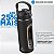Garrafa Térmica Arell Straw FlaskBlack Esporte Fitness 532ml - Imagem 4