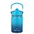 Garrafa Térmica Arell Straw Ocean Blue Esporte Fitness 355ml - Imagem 1
