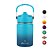 Garrafa Térmica Arell Straw Ocean Blue Esporte Fitness 355ml - Imagem 3