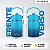 Garrafa Térmica Arell Straw Ocean Blue Esporte Fitness 355ml - Imagem 2