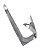 Âncora Bruce Aço Inox 5 Kg Alto Brilho Para Lancha Barco Jet - Imagem 2