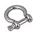 Manilha Tornel Balão Em Aço Inox 6 Mm Carga Max 140Kg - Imagem 1