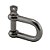Manilha Tornel Balão Reta Em Aço Inox 14 Mm Carga 700 Kg - Imagem 3