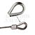 Kit 5 Sapatilha Anilha 2 Mm Aço Inox Para Cabo De Aço Corda - Imagem 3