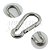 Mosquetão Em Aço Inox 6 Mm Engate Rápido Carga Max 70 Kg - Imagem 3
