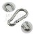 Mosquetão Em Aço Inox 9 Mm Engate Rápido Carga Max 150 Kg - Imagem 2