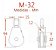 Kit 4 Polia Roldana Moitão M32 Aço Inox Rede Pesca Espinhel - Imagem 5