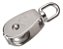 Kit 4 Polia Roldana Moitão M32 Aço Inox Rede Pesca Espinhel - Imagem 3