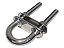Amarrador U-Bolt 3/8 Pol Parafuso Em U Em Aço Inox Lancha - Imagem 1