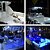 Refletor Caprera Para Deck Em Led Branco E Azul 12V E 24V - Imagem 5