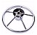 Volante Náutico Em Aço Inox 5 Raios Para Lancha Fishing - Imagem 2