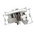 Puxador Redondo Em Aço Inox 61 Mm Luxo Para Lancha Motorhome - Imagem 3