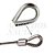 Kit 5 Sapatilha Anilha 3 Mm Aço Inox Para Cabo De Aço Corda - Imagem 3