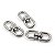Manilha Tornel Dupla 6 Mm Em Aço Inox Destorcedor Girador - Imagem 3