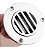 Ralo Dreno De Casco Em Aço Inox 38Mm Para Lancha Barco - Imagem 3
