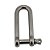 Tornel Manilha Longa Reta Em Aço Inox 5 X 40 Mm Carga 9,1 Kn - Imagem 1