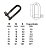 Tornel Manilha Longa Reta Em Aço Inox 10 X 80 Mm Carga 37 Kn - Imagem 5
