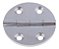 Dobradiça Em Aço Inox Oval 64 X 64 Mm Reforçada Porta Janela - Imagem 3