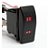 Botão Interruptor On Off On Momentâneo 7 Pinos Em Leds Painel Elétrico - Imagem 2
