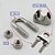 Grampo Abraçadeira Clips Em Aço Inox Para Cabo De Aço 1/8Pol - Imagem 5