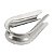 Sapatilho Em Aço Inox Anilha 55 X 36Mm Cabo De Aço 10Mm - Imagem 2