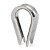 Sapatilho Em Aço Inox Anilha 68 X 42Mm Cabo De Aço 12Mm - Imagem 1