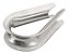 Sapatilha Leve 8 Mm Inox Anilha Para Cabo De Aço Corda - Imagem 1