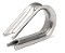 Sapatilha Leve 8 Mm Inox Anilha Para Cabo De Aço Corda - Imagem 2